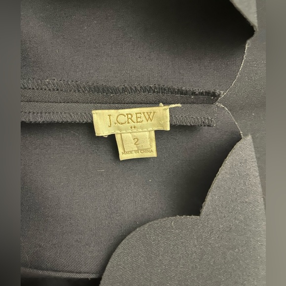 Like New Gorgeous Navy J. crew Scalloped Dress - Size 2 - Picture 9 of 10